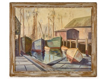 GLOUCESTER FISHING BOATS (Mid 20th c)
