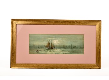 SAILBOATS in the MOONLITE HARBOR