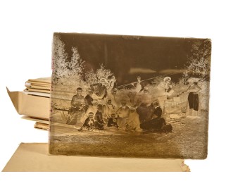GROUP of GLASS PLATE NEGATIVES of NH circa 1890