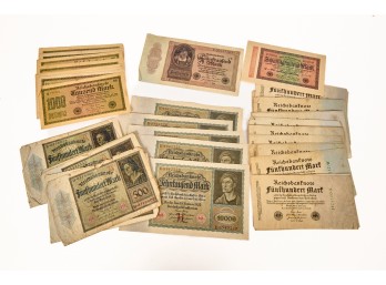 GROUPING of 1922 & 1923 GERMAN MARKS