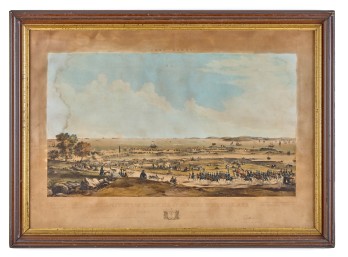 JOHN BACHELDER (1825-1894) 'CAMP BANK' LITHOGRAPH