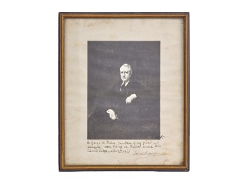 SIGNED PHOTOGRAPHIC PRINT of JOSEPH BUFFINGTON
