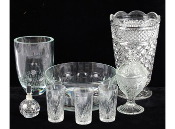 GROUPING of CRYSTAL & GLASSWARES