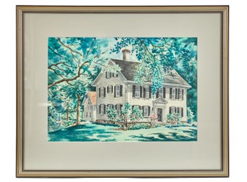 (20th c) COLONIAL REVIVAL HOME by RANDY MILLER