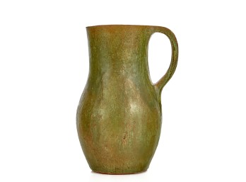 PERIOD ARTS & CRAFTS REDWARE PITCHER