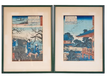HIROSHIGE II (1726-1869) - Two Works
