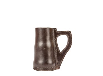 TRADITIONAL ENGLISH LEATHER TANKARD