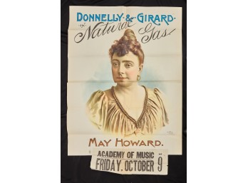 1891 DONNELLY & GIRARD 'NATURAL GAS' PLAYBILL