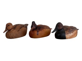 (3) DECOY MINIATURES by GORDON LEE