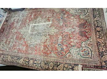 ROOM-SIZE ANTIQUE ORIENTAL RUG