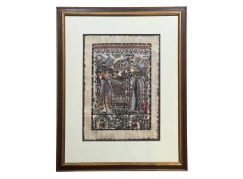 EGYPTIAN PAPYRUS PAINTING