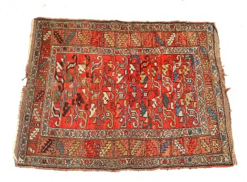 ANTIQUE ORIENTAL AREA RUG