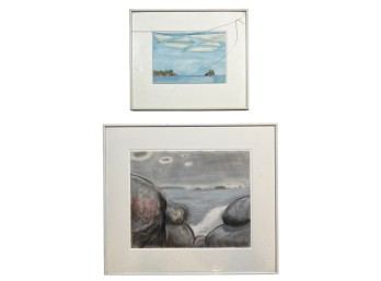 (2) MODERNIST VIEWS of the MAINE COAST