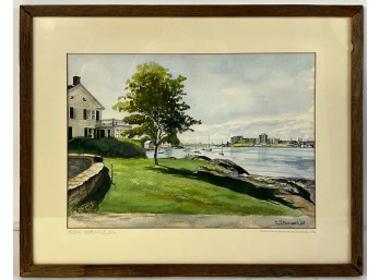 SCENIC NEW CASTLE by CHARLES J. MANUEL 1966