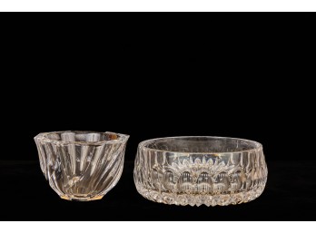 (2) CRYSTAL BOWLS including ORREFORS & GORHAM