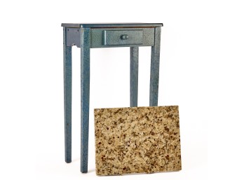 (Late 20th c) SPONG DECORATED (1) DRAWER STAND