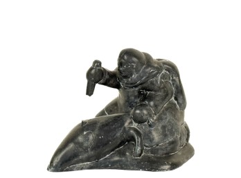 NATIVE AMERICAN INUIT SOAPSTONE FIGURINE