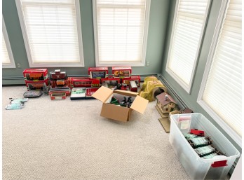 LARGE COLLECTION MOSTLY LGB TRAINS & ACCESSORIES