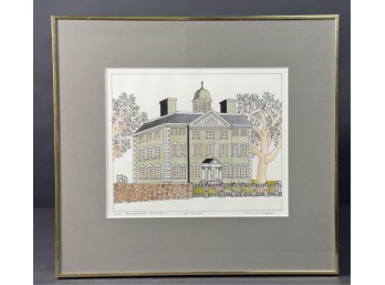 NANINE STEGLICH (20thc) 'LEE MANSION, MARBLEHEAD'