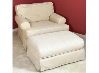 CRATE & BARREL (2) PC CHAISE LOUNGE