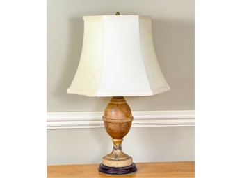 DECORATIVE ALABASTER TABLE LAMP