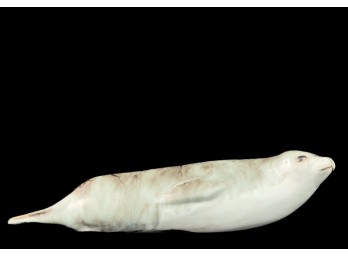 LARGE HAND PAINTED POTTERY SEAL