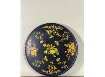 CHINOISERIE STYLE LACQUERED LAZY SUSAN