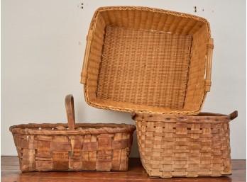 (2) SPLIT ASH BASKETS and a CONTEMPORY EXAMPLE
