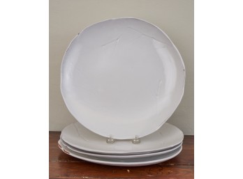 (5) ARTICAN CRAFTED GLAZED REDWARE PLATES