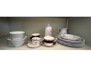 ASSORTMENT of CHINA and OTHER TABLEWARES