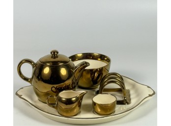 GRAYS COPPER LUSTRE ENGLISH BREAKFAST SET