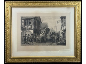 GILDED VICTORIAN OVERMANTLE PICTURE FRAME