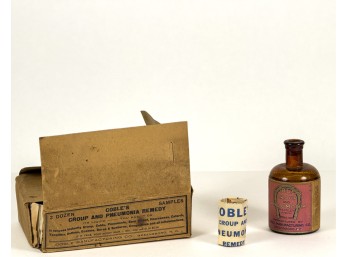 NEW OLD STOCK 'COBLE'S CROUP & PNEUMONIA REMEDY'