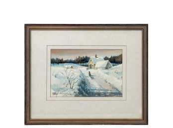 DEAN MINOR (20thc) 'BACK FROM SLEDDING'
