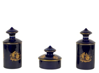 (3) PIECE LIMOGES DRESSER SET