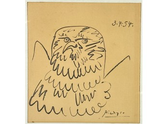 PABLO PICASSO (1881-1973) 'XEROXED CHOUETTE'