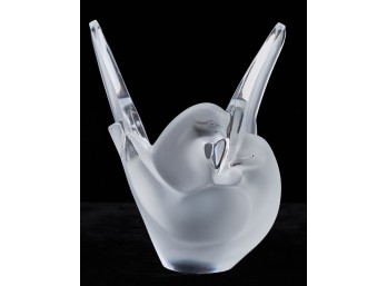 LALIQUE 'SYLVIE' CRYSTAL VASE