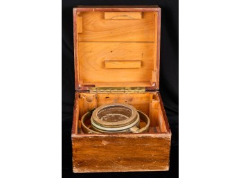 PATT. 921 GIMBALED MARINE WET COMPASS