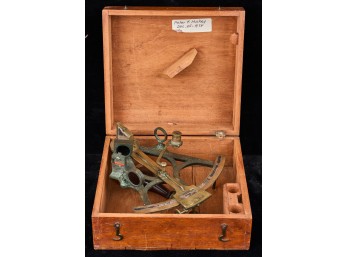 C. PLATH of HAMBURG MARINER'S SEXTANT