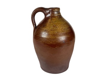 ANTIQUE REDWARE JUG