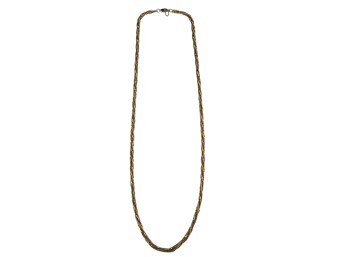 14K GOLD MULTI STRAND SILKY CHAIN