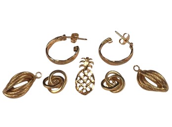 GROUPING OF 14K GOLD JEWELRY