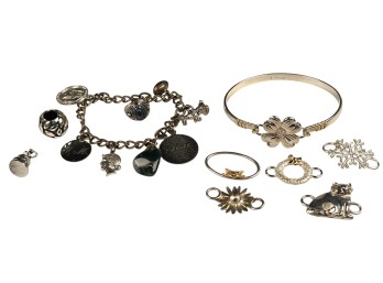 (2) STERLING SILVER BRACELETS