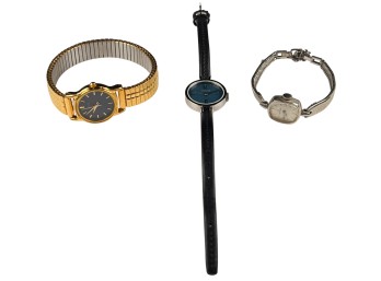 (3) LADIES WRIST WATCHES