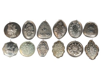 SET OF 1971-1982 TOWLE STERLING SILVER MEDALLIONS