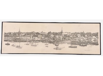 BLAKE HUGHES 'NEWBURYPORT WATERFRONT' PRINT