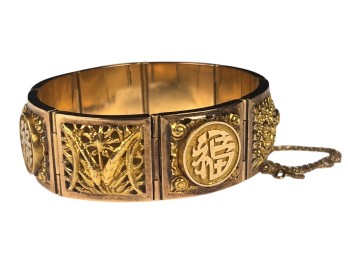 18K GOLD CHINESE FOUR SEASONS BRACELET