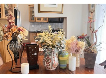 GROUPING OF (4) DECORATIVE VASES