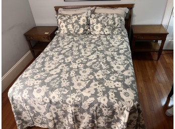 (5) PIECE VINTAGE DREXEL FRUITWOOD BEDROOM SET