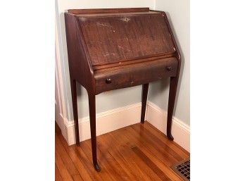 EARLY 20TH C DROP FRONT SECRETARY DESK